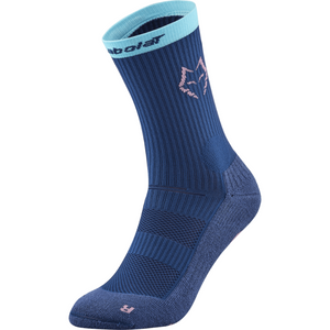 Chaussettes Babolat Mid-Calf Socks Juan Lebron Bleu Marine 2025 - Esprit Padel Shop