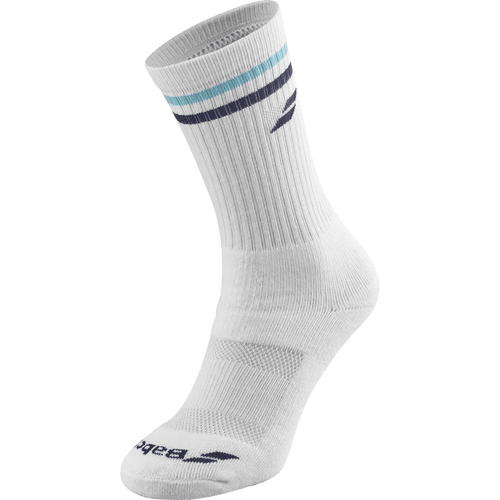 Chaussettes Babolat Single Socks Blanc 2024 - Esprit Padel Shop