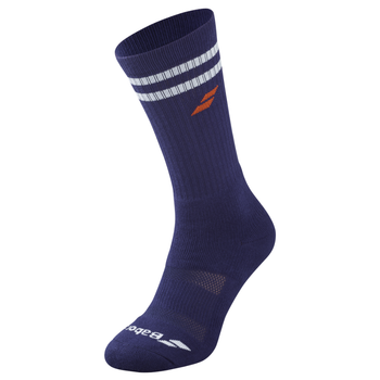 Chaussettes Babolat Team Single Socks Bleu Marine - Esprit Padel Shop