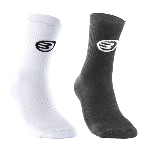 Chaussettes Bullpadel BP253 I Blanc/Noir x2 - Esprit Padel Shop
