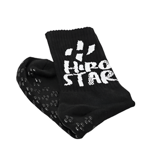 Chaussettes Hirostar Grip Force Noir solo - Esprit Padel Shop