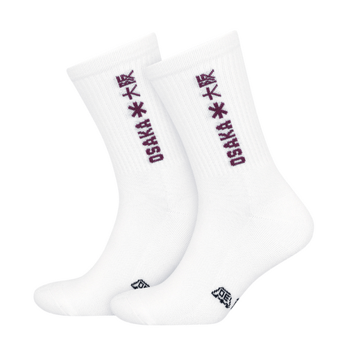 Chaussettes Osaka Duo Blanc/Rouge - Esprit Padel Shop
