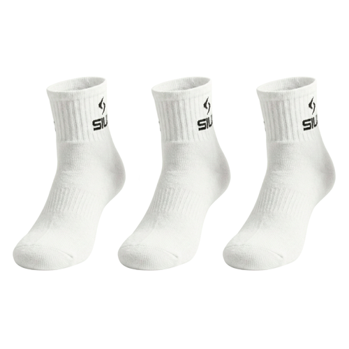 Chaussettes Siux Basic Medium Blanc x3 - Esprit Padel Shop