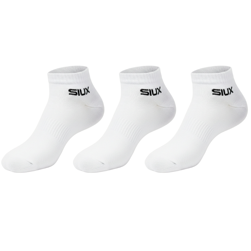 Chaussettes Siux Basic Short Blanc x3 - Esprit Padel Shop