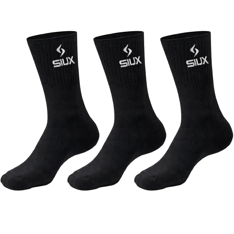 Chaussettes Siux Basic High Noir x3 - Esprit Padel Shop