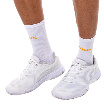 Chaussettes Siux Reveal High Blanc/Jaune x2 - Esprit Padel Shop