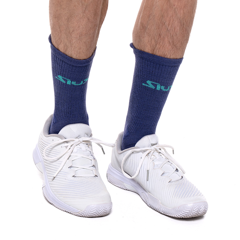 Chaussettes Siux Reveal High Bleu/Vert x2 - Esprit Padel Shop