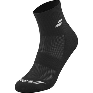 Chaussettes Babolat Quarter Pack x3 Noir - Esprit Padel Shop