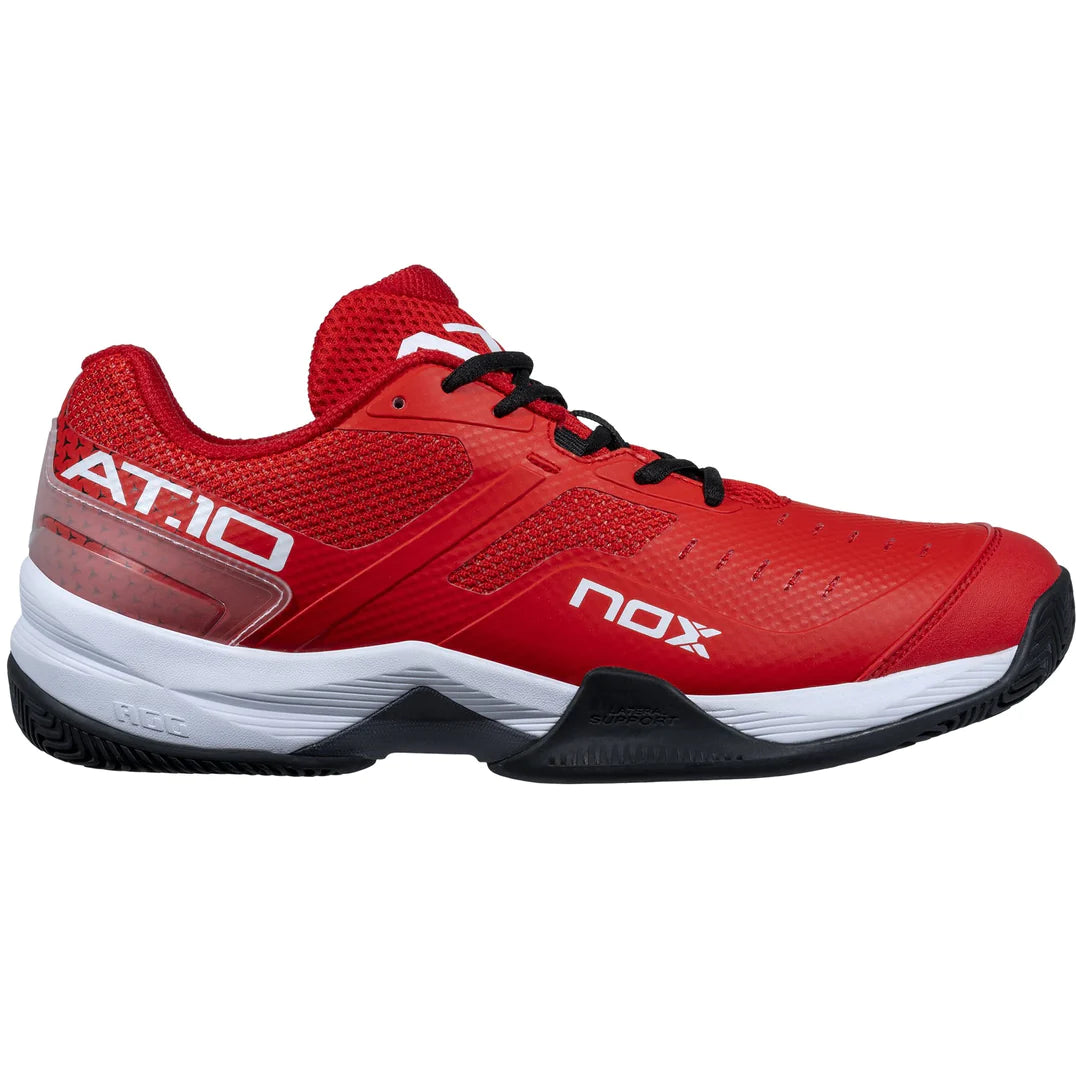 Scarpe da padel da uomo Nox AT10 Rosso Lato - Esprit Padel Shop
