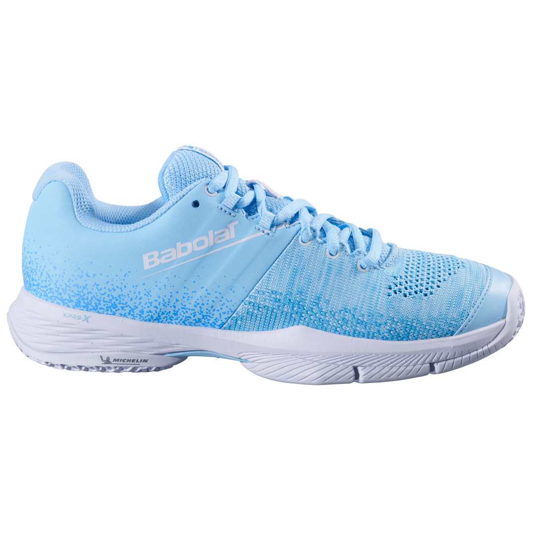 Women's blue Babolat Sensa padel shoes - Esprit Padel Shop
