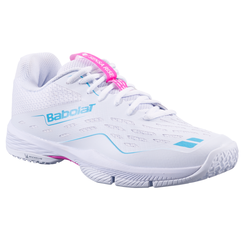 Chaussures de padel Femme Babolat Sensa Rise Blanc - Esprit Padel Shop