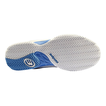 Chaussures de padel Femme Bullpadel Beker 24V Blanc/Bleu Semelle - Esprit Padel Shop