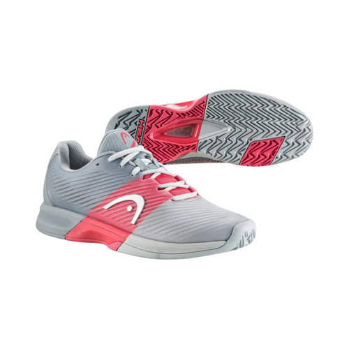 Chaussures de padel Femme Head Revolt Pro 4.0 Gris/Rose - Esprit Padel Shop