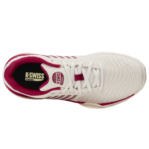Chaussures de padel Femme K-Swiss Express Light 3 Padel Blanc/Rose - Esprit Padel Shop