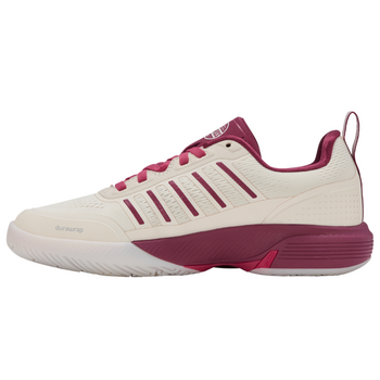Chaussures de padel Femme K-Swiss Ultra Court Padel Blanc/Rose - Esprit Padel Shop