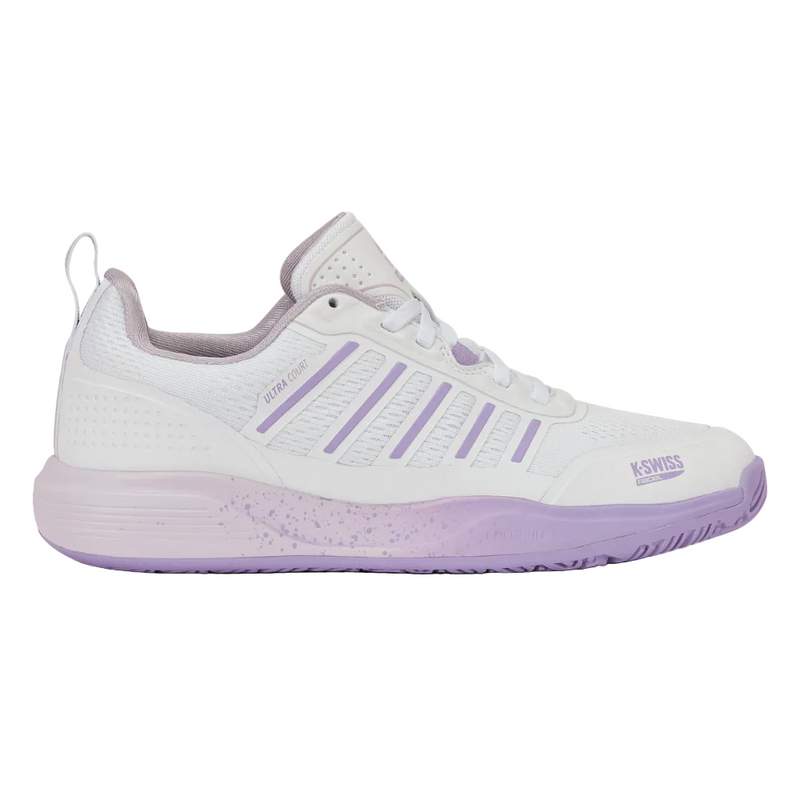 Chaussures de padel Femme K-Swiss Ultra Court Padel Blanc/Violet - Esprit Padel Shop
