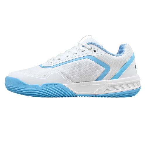 Chaussures de padel Femme Wilson Courtglide Padel Blanc/Bleu - Esprit Padel Shop