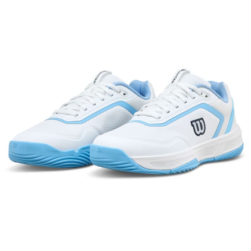 Chaussures de padel Femme Wilson Courtglide Padel Blanc/Bleu - Esprit Padel Shop