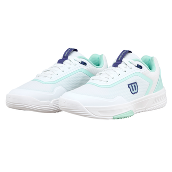 Chaussures de padel Femme Wilson Courtglide Padel Blanc/Vert - Esprit Padel Shop