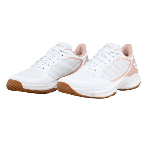 Chaussures de padel Femme Wilson Hurakn Lite Blanc/Rose - Esprit Padel Shop