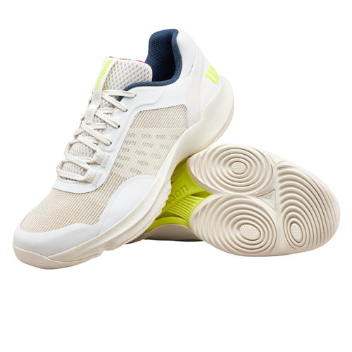 Chaussures de padel Femme Wilson Hurakn Pro V2 Blanc/Jaune - Esprit Padel Shop