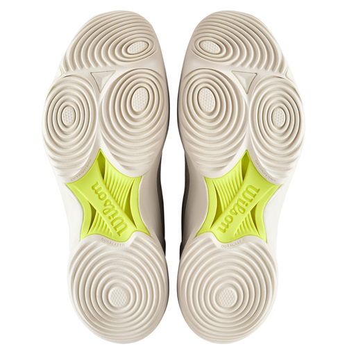 Chaussures de padel Femme Wilson Hurakn Pro V2 Blanc/Jaune - Esprit Padel Shop