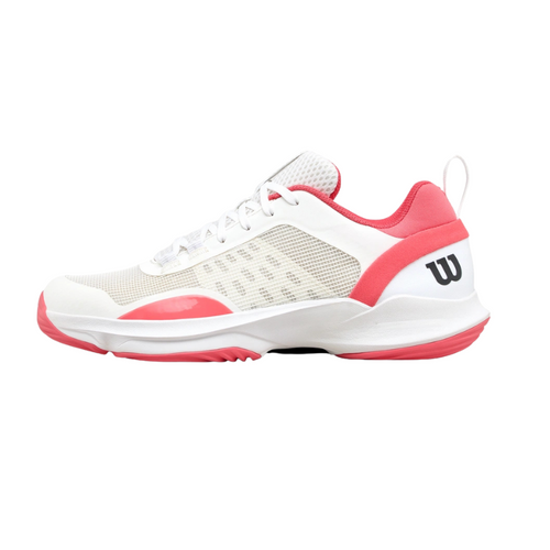 Chaussures de padel Femme Wilson Hurakn Pro V2 Blanc/Rose - Esprit Padel Shop