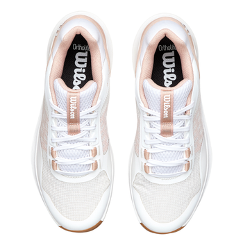 Chaussures de padel Femme Wilson Hurakn Pro V2 Blanc/Rose- Esprit Padel Shop