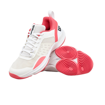 Chaussures de padel Femme Wilson Hurakn Pro V2 Blanc/Rose - Esprit Padel Shop