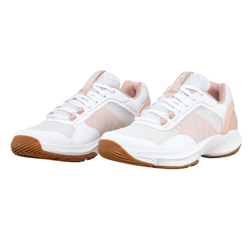 Chaussures de padel Femme Wilson Hurakn Pro V2 Blanc/Rose- Esprit Padel Shop