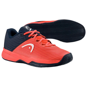 Chaussures de padel Head Revolt Pro 4.0 Clay Rouge Junior - Esprit Padel Shop