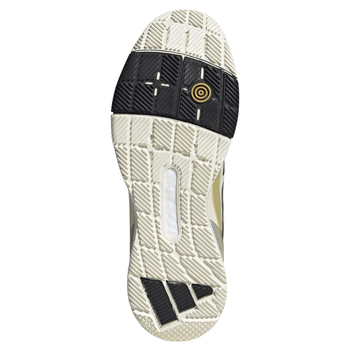 Chaussures de padel Homme Adidas Crazy Quick Boost Blanc/Gold - Esprit Padel Shop