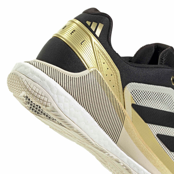 Chaussures de padel Homme Adidas Crazy Quick Boost Blanc/Gold - Esprit Padel Shop