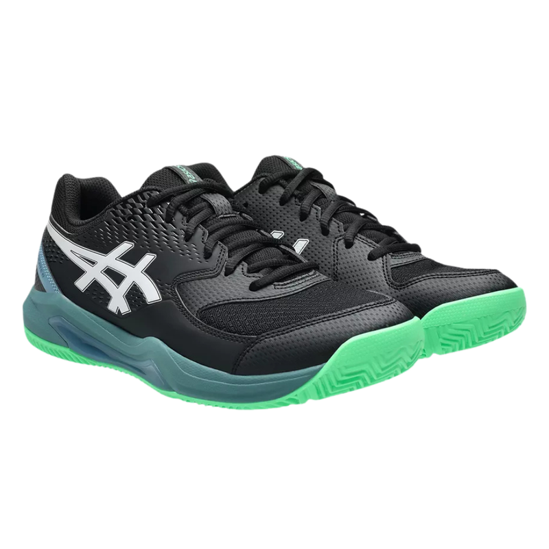 Chaussures de padel Homme Asics Gel-Dedicate 8 Padel Noir/Vert - Esprit Padel Shop
