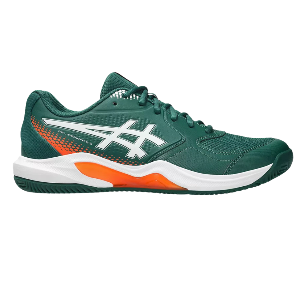 Men's Asics Gel-Dedicate 9 Padel Green Padel Shoes - Esprit Padel Shop