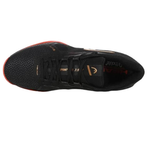 Chaussures de padel Homme Head Sprint Pro 3.5 Clay Noir/Orange Haut - Esprit Padel Shop