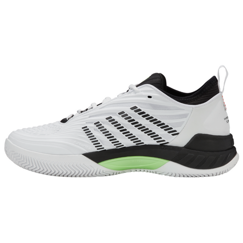 Chaussures de padel Homme K-Swiss Hypercourt Supreme 2 Clay Blanc/Noir - Esprit Padel Shop