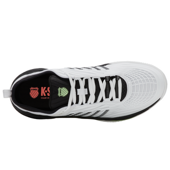 Chaussures de padel Homme K-Swiss Hypercourt Supreme 2 Clay Blanc/Noir - Esprit Padel Shop