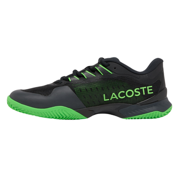 Chaussures de padel Homme Lacoste AG-LT Ultra Clay Noir/Vert - Esprit Padel Shop