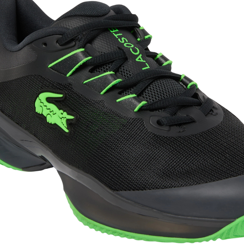 Chaussures de padel Homme Lacoste AG-LT Ultra Clay Noir/Vert - Esprit Padel Shop