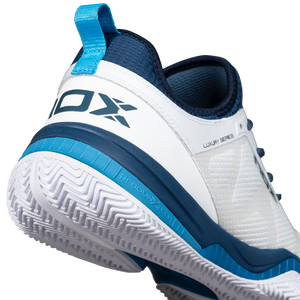 Chaussures de padel Homme Nox Nerbo Blanc/Bleu talon - Esprit Padel Shop