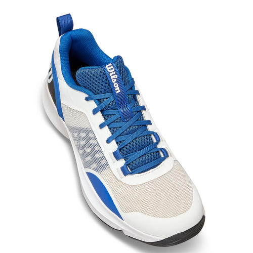 Chaussures de padel Homme Wilson Hurakn Pro V2 Blanc/Bleu - Esprit Padel Shop
