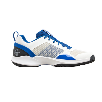 Chaussures de padel Homme Wilson Hurakn Pro V2 Blanc/Bleu - Esprit Padel Shop