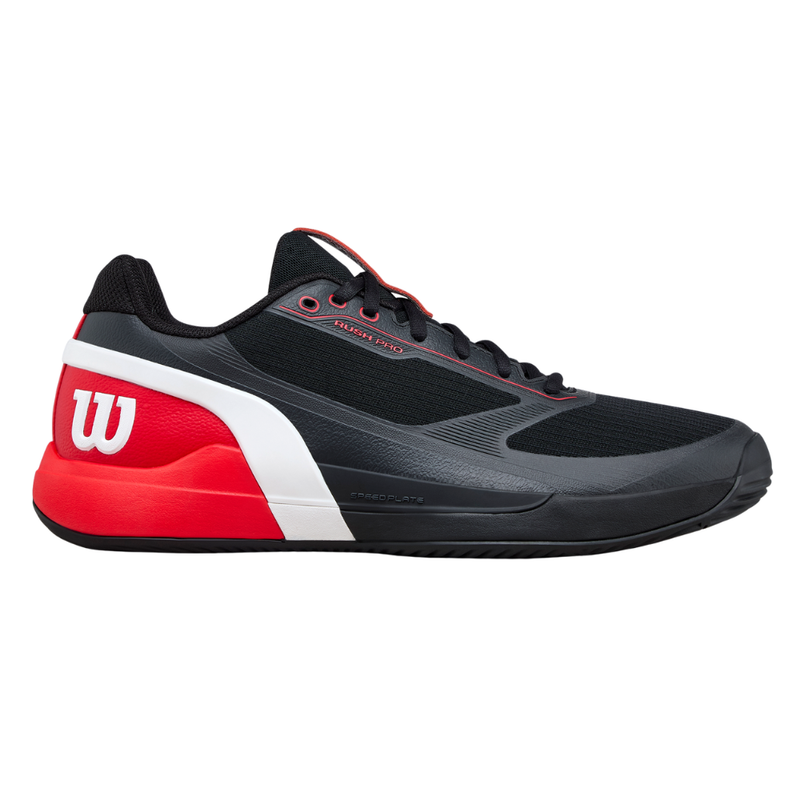 Scarpe padel Wilson Rush Pro 5 da uomo nero - Esprit Padel Negozio