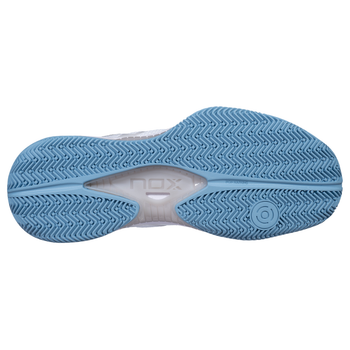 Chaussures de padel Unisexe Nox Nerbo Blanc/Bleu - Esprit Padel Shop