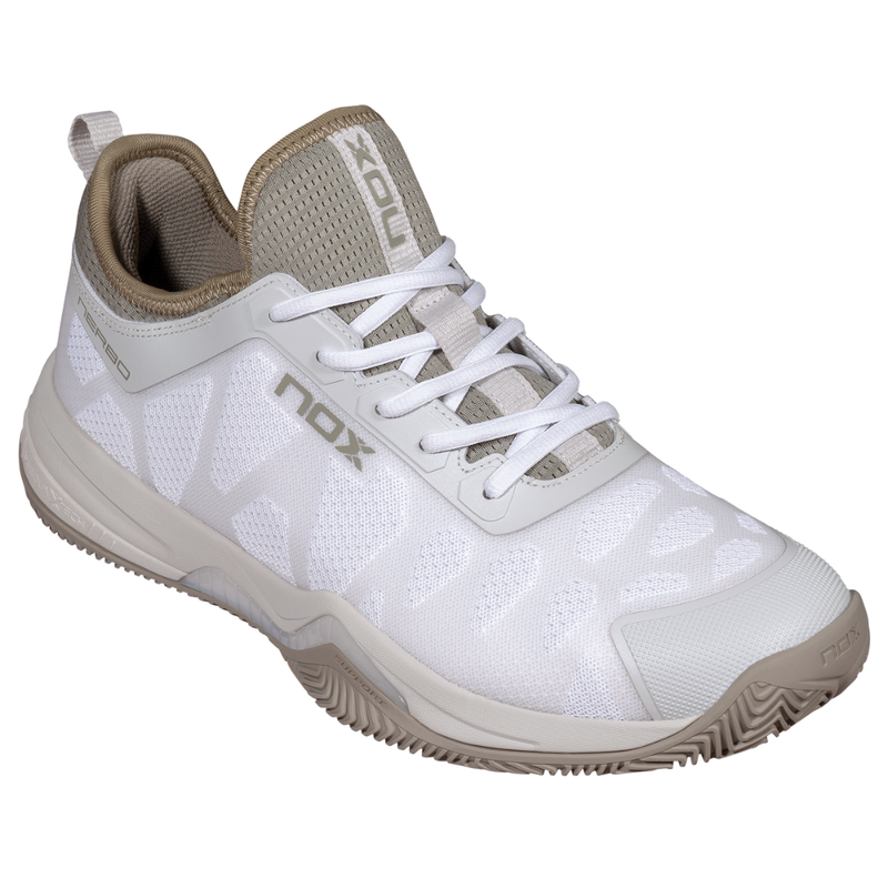 Chaussures de padel Unisexe Nox Nerbo Blanc/Marron - Esprit Padel Shop