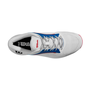 Chaussures de padel Wilson Hurakn 2.0 Blanc/Bleu Haut - Esprit Padel Shop