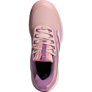 Chaussures de padel Femme Adidas AvantCourt 2 Rose dessus - Esprit Padel Shop