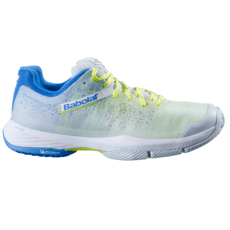 Chaussures de padel Femme Babolat Jet Ritma Bleu cote- Esprit Padel Shop
