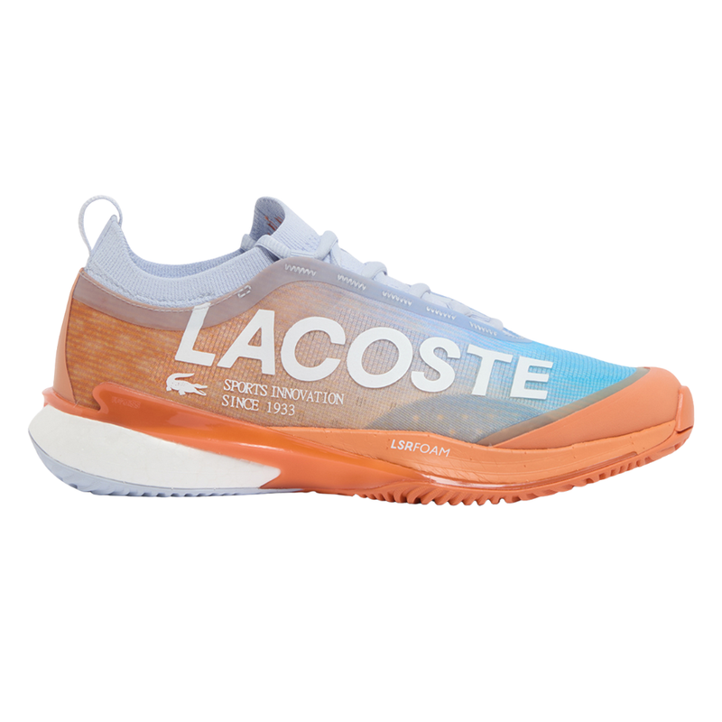 Chaussures de padel Homme Lacoste AG-LT Lite Clay Orange - Esprit Padel Shop